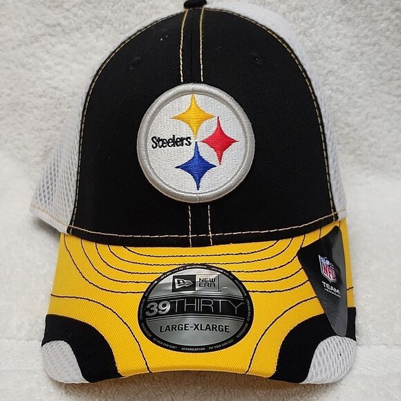 New Era 39Thirty Pittsburgh Steelers SCUBA Stretchfit Hat - New - Picture 1 of 8